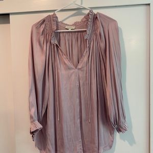 Lucky Brand Silky Romantic Top, Size L.